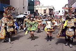Carnaval celebrations in Oruro, Bolivia
