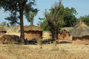 A village in Burkina Faso