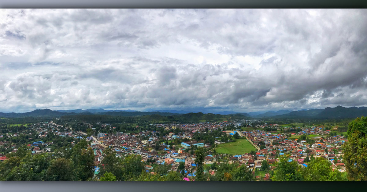 Panoramic view of Kutkai.