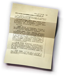 China document outlining a new offensive