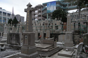 A Christian cemetery