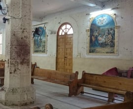 A church that was attacked