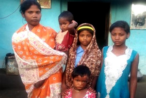 An earlier photo of Anant Ram's family - Photo: UCA News - https://www.ucanews.com