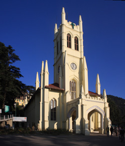 Shimla Church - Photo: Wikipedia / Knipptang