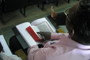 A believer in India studying the Bible. - Photo: VOM Canada