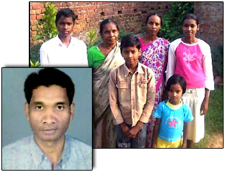 Ajay Toppno and his family