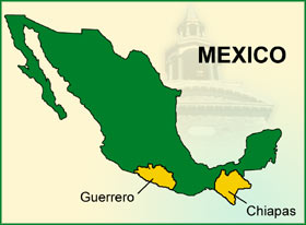 Guerrero and Chiapas, Mexico