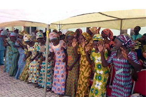 Since the release of the 21 Chibok students last October (pictured above), 82 more girls have recently been freed. (World Watch Monitor)