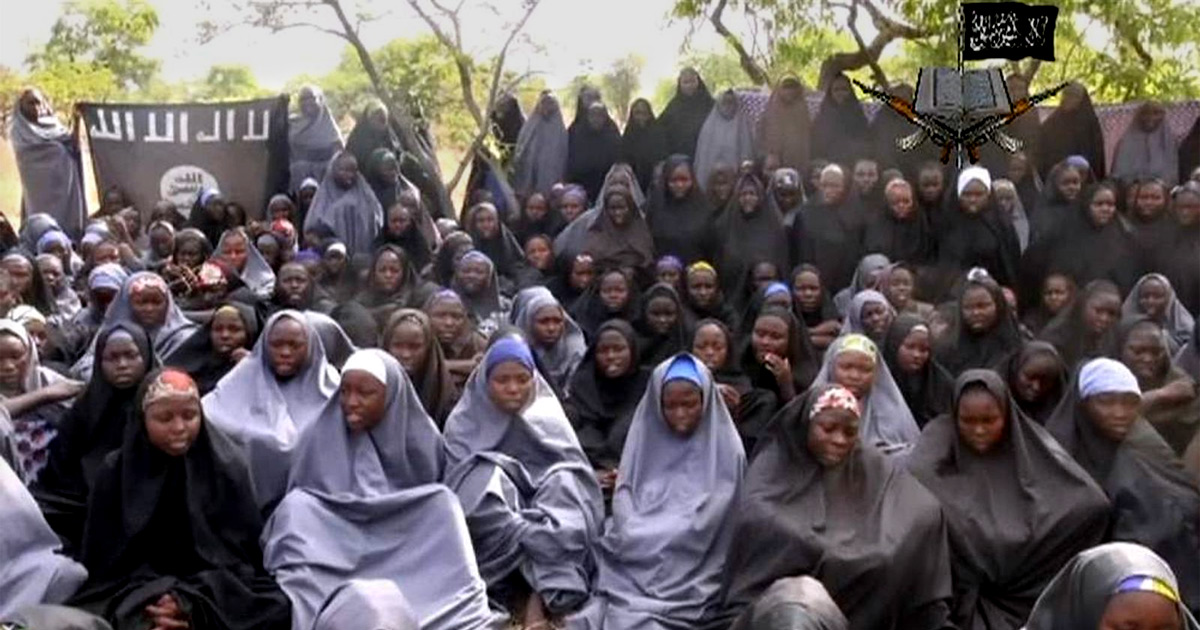 A group of kidnapped girls