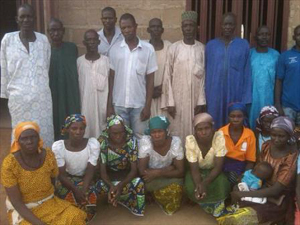 Some of the parents of Chibok's kidnapped girls.