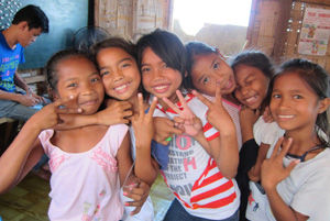 A group of Filipino girls