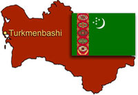 Turkmenistan map